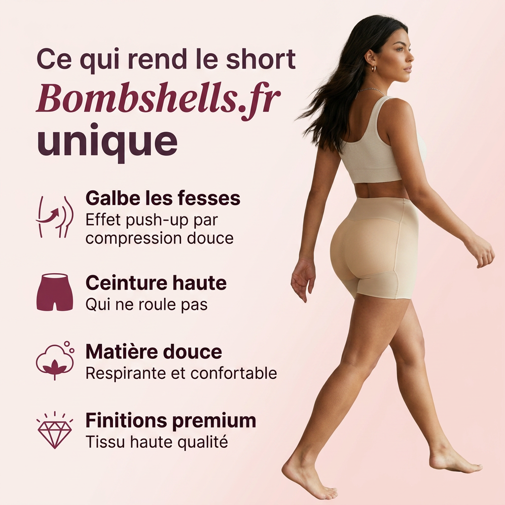 Short rembourré effet BBL